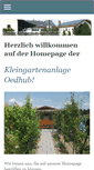 Mobile Screenshot of kleingartenanlage-fuerfanger.de